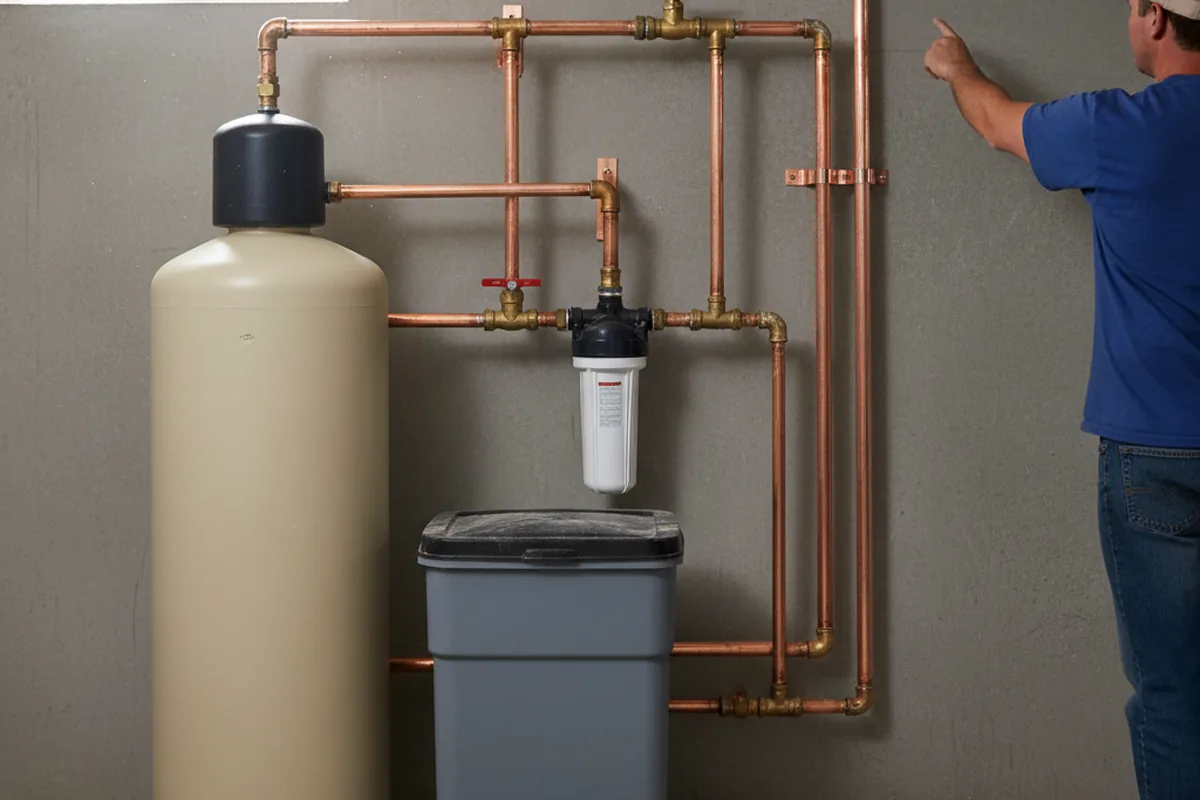 Whole-house water treatment system installed in Finley